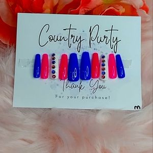 Custom press on nails size medium